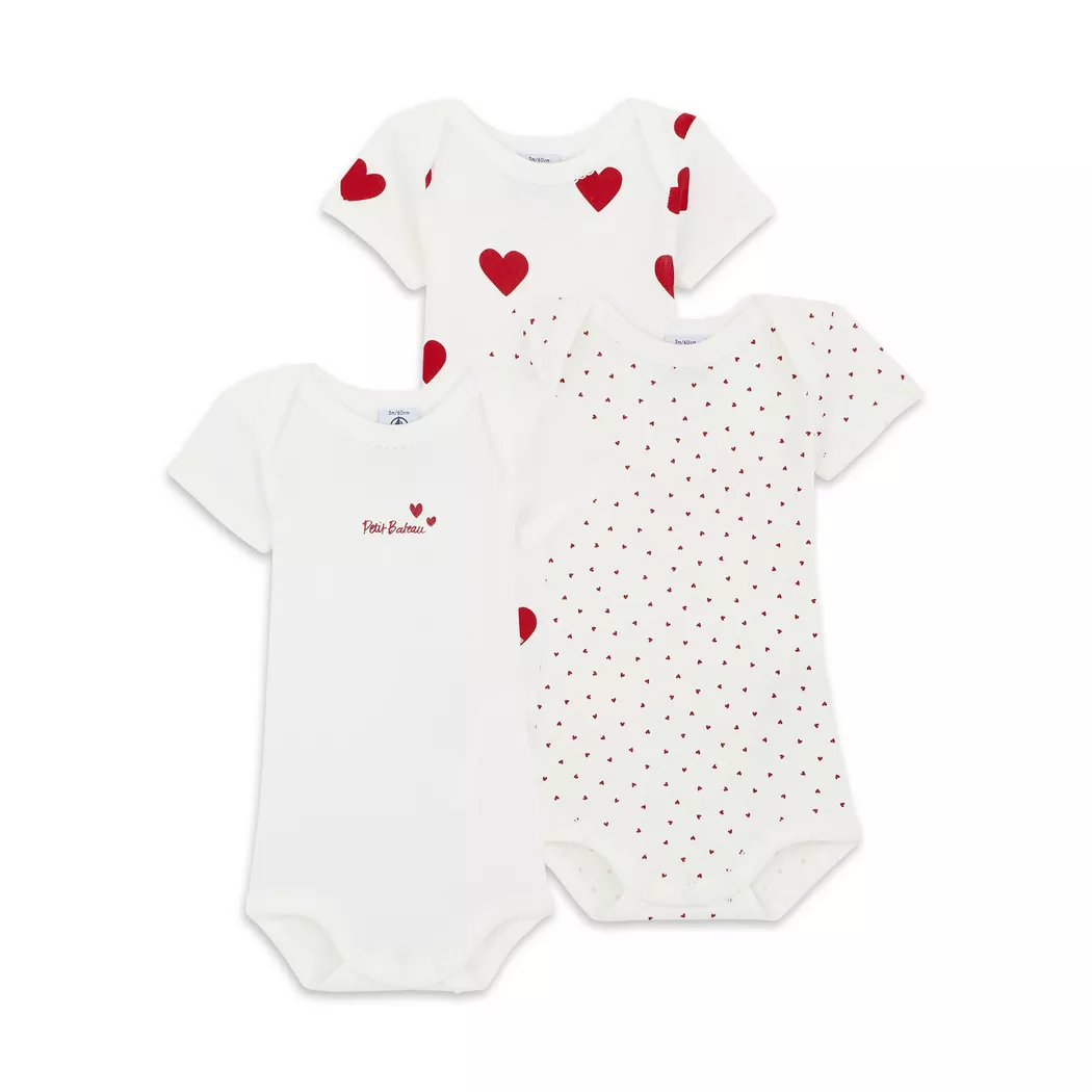 Bodies Petit Bateau ASTRA Blanc 3 mois,6 mois,12 mois,18 mois,24 mois,36 mois filles