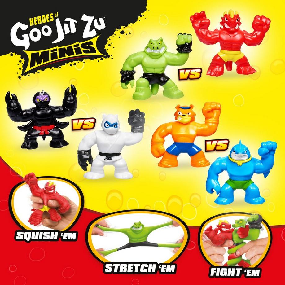 Goo Jit Zu  Heroes of Goo Jit Zu Minis, modelli assortiti 