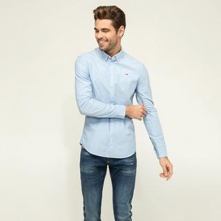 TOMMY JEANS Camicia a maniche lunghe Slim Fit  
