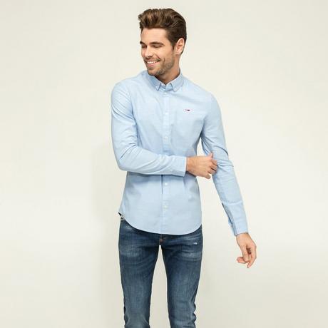 TOMMY JEANS Camicia a maniche lunghe Slim Fit  