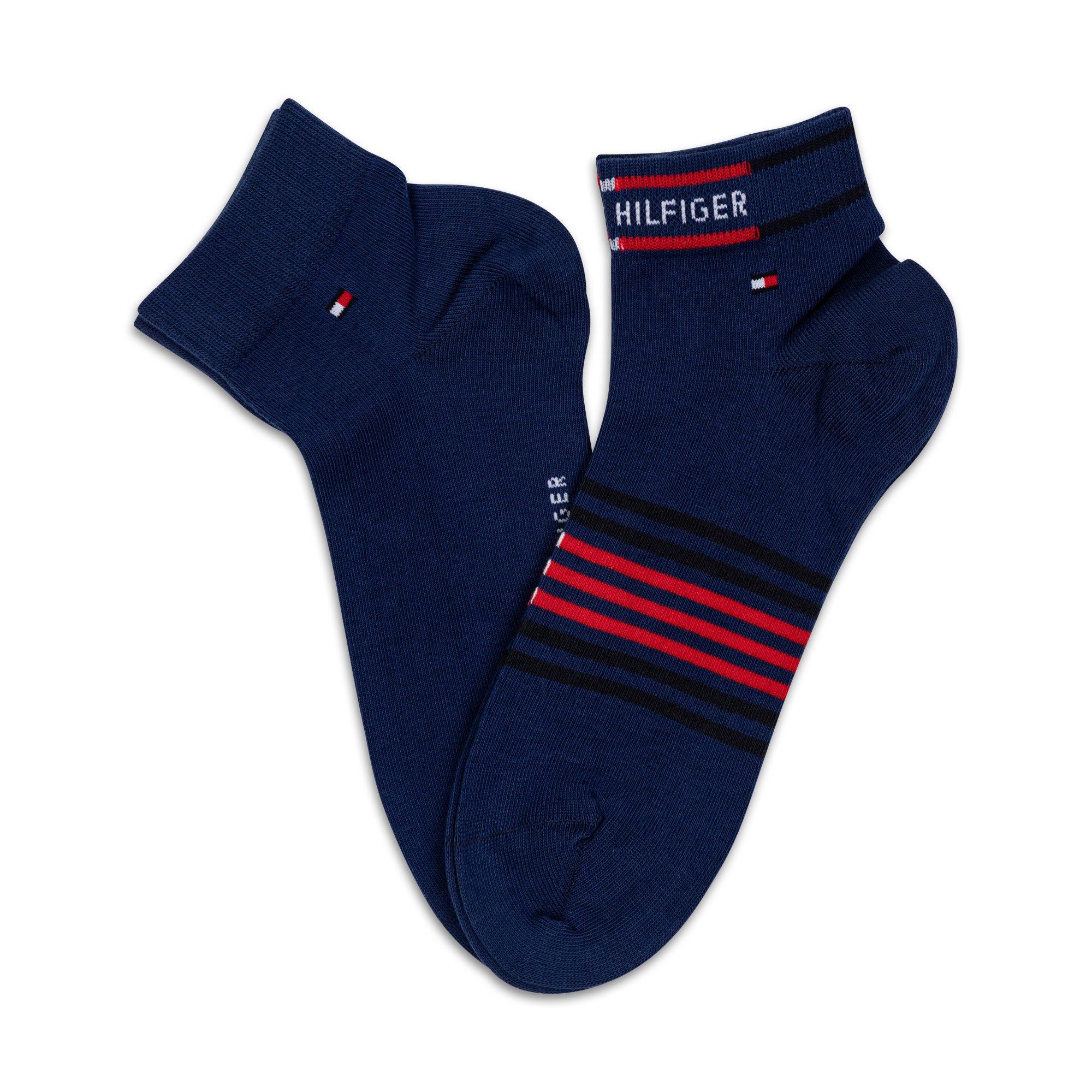 TOMMY HILFIGER TH MEN SMALL STRIPE SOCK 2P\n Gambaletti, 2-pack 