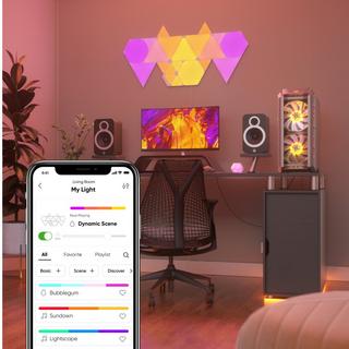 nanoleaf Triangles Starter Kit (9 Panels) App-gesteuerte LED-Lampe 