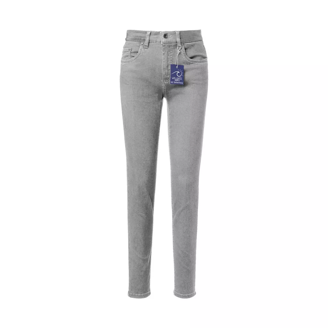 Anna Montana - 5-Pocket Hose, Slim Fit, für Damen, Silber, Größe 40