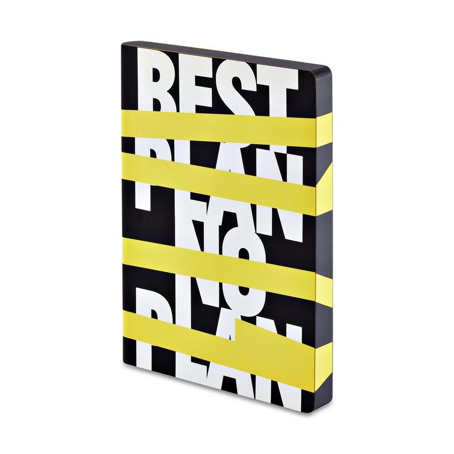 Nuuna Gebundenes Notizbuch Best Plan No Plan 