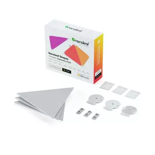 nanoleaf Triangles Expansion Pack (3 Panels) App-gesteuerte LED-Lampenerweiterung Multicolor