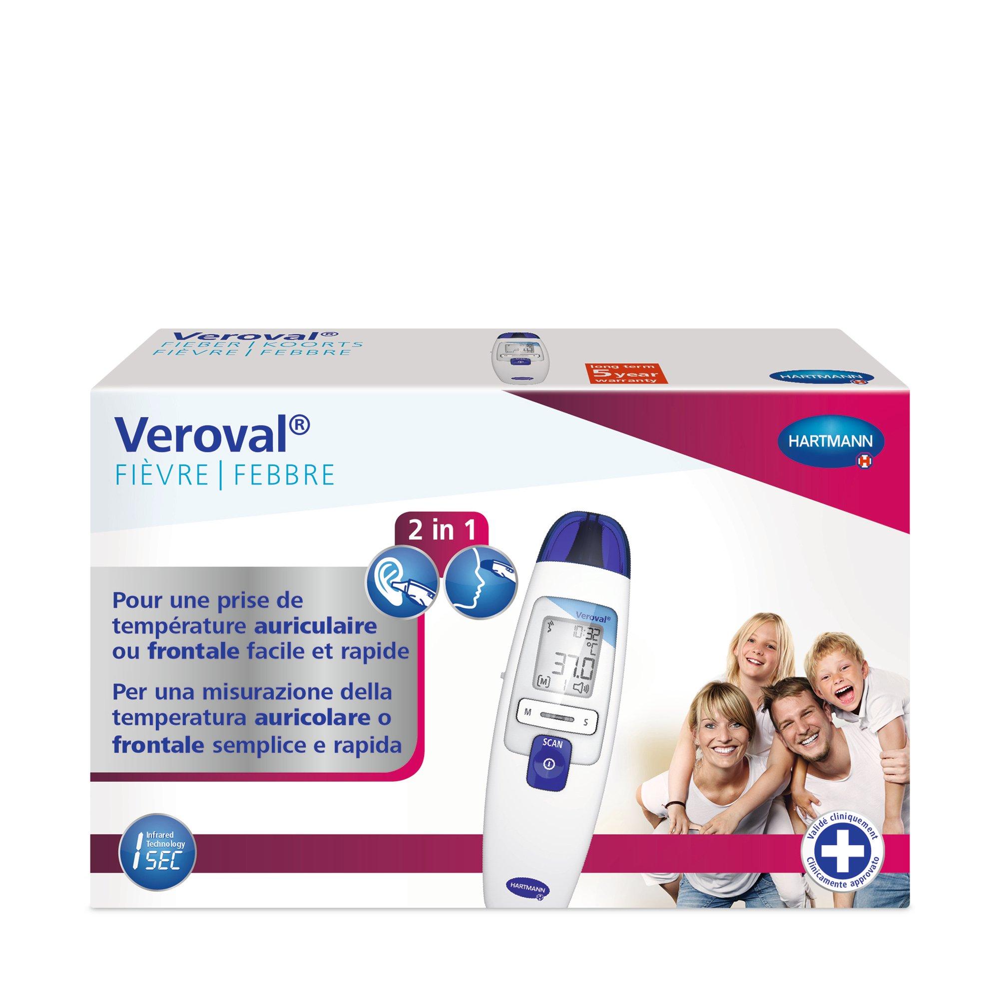 Image of Thermoval Veroval 2in1 Infrarotthermometer + Fieberthermometer