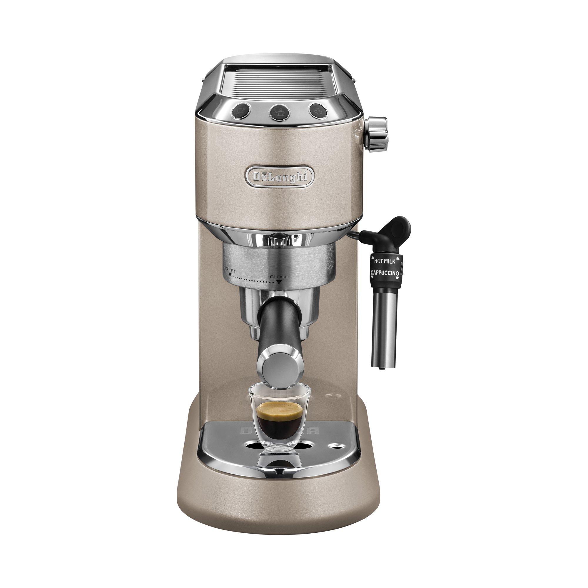 DeLonghi Macchina per caffè espresso a leva Dedica Metallics EC785.BG