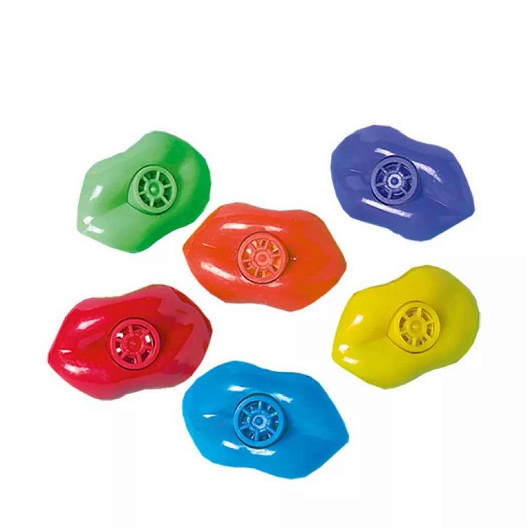 Amscan - 12 Lippenpfeifen Partypack