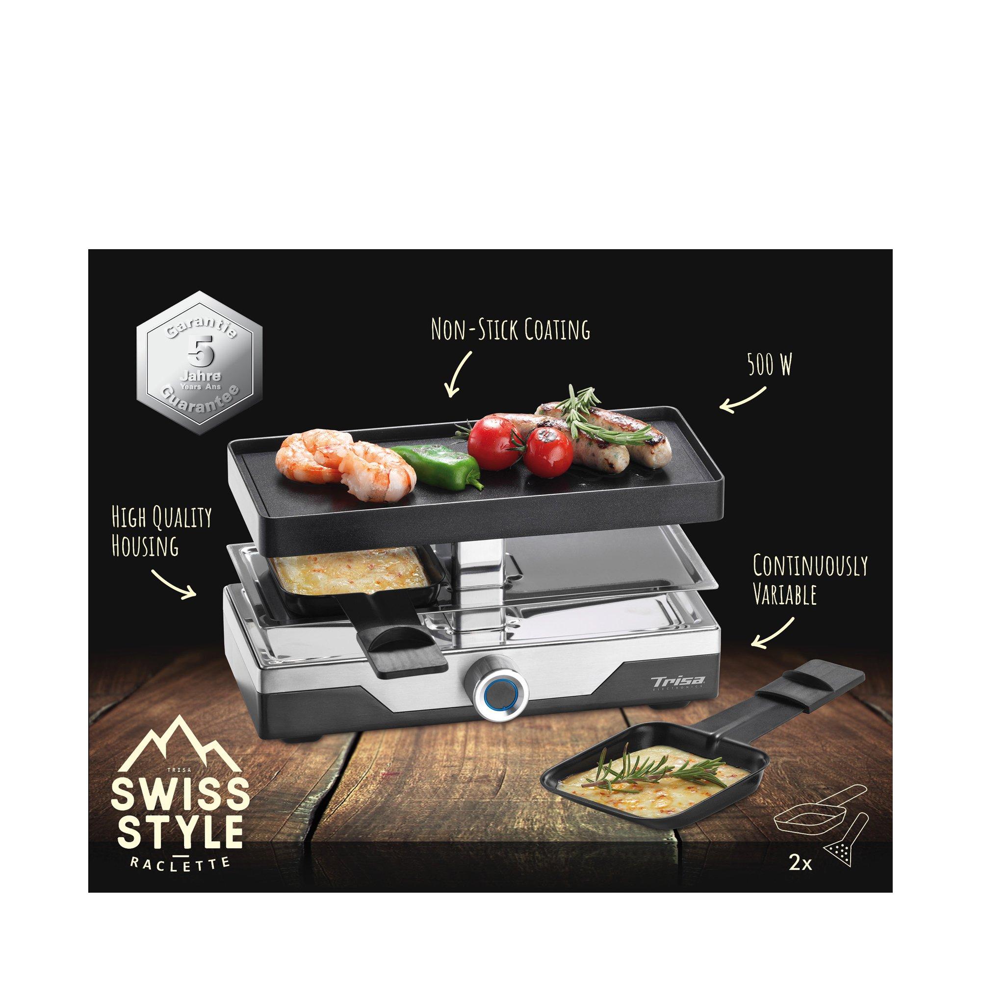 Trisa Appareil à raclette Premium 2 personnes 