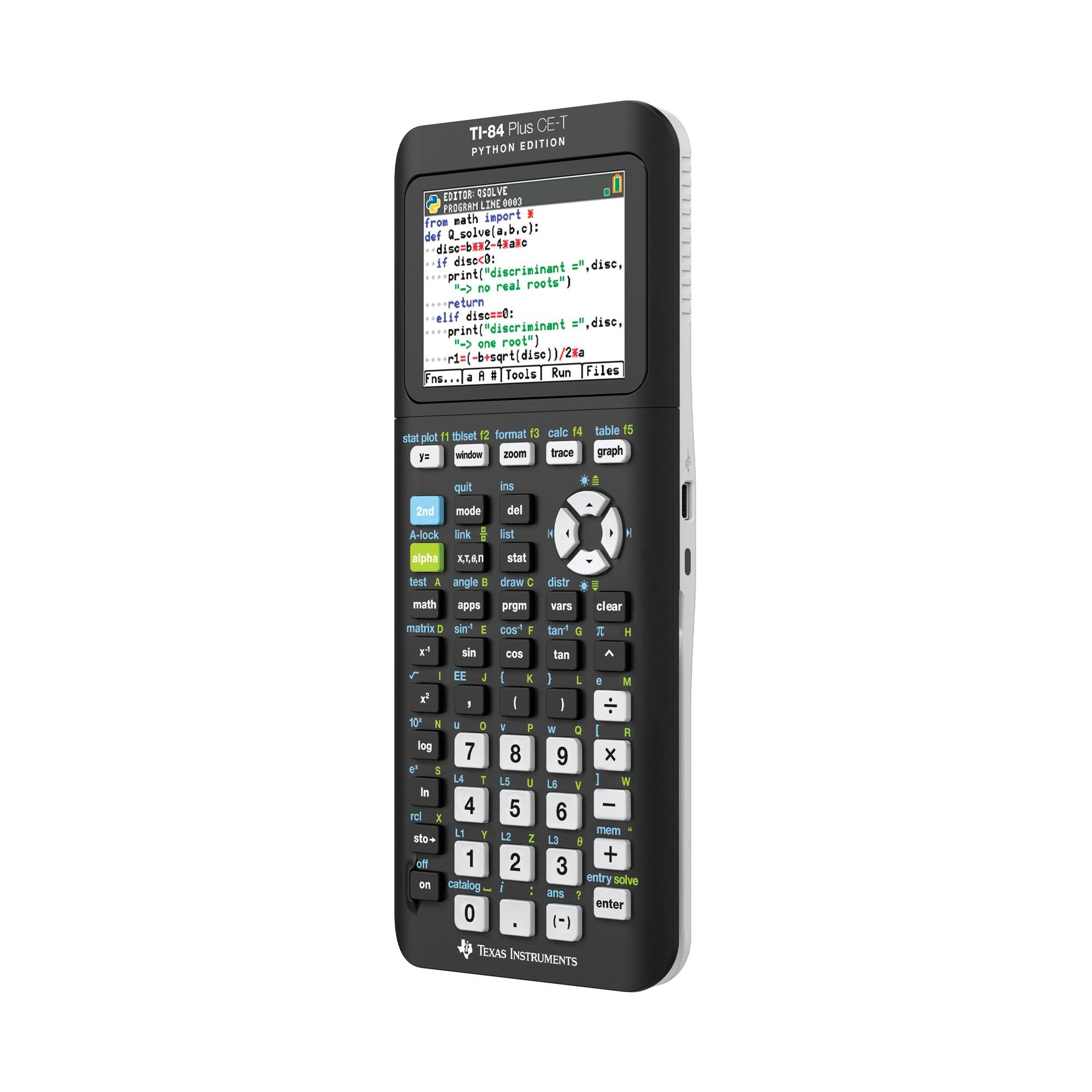 Texas Instruments Calcolatrice TI-84 Plus CE-T Python Edition 