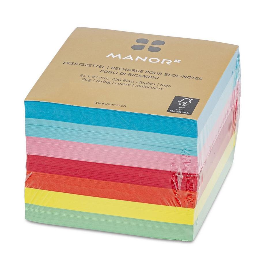 Manor Nachfüllpack für Notiz- und Zettelbox  