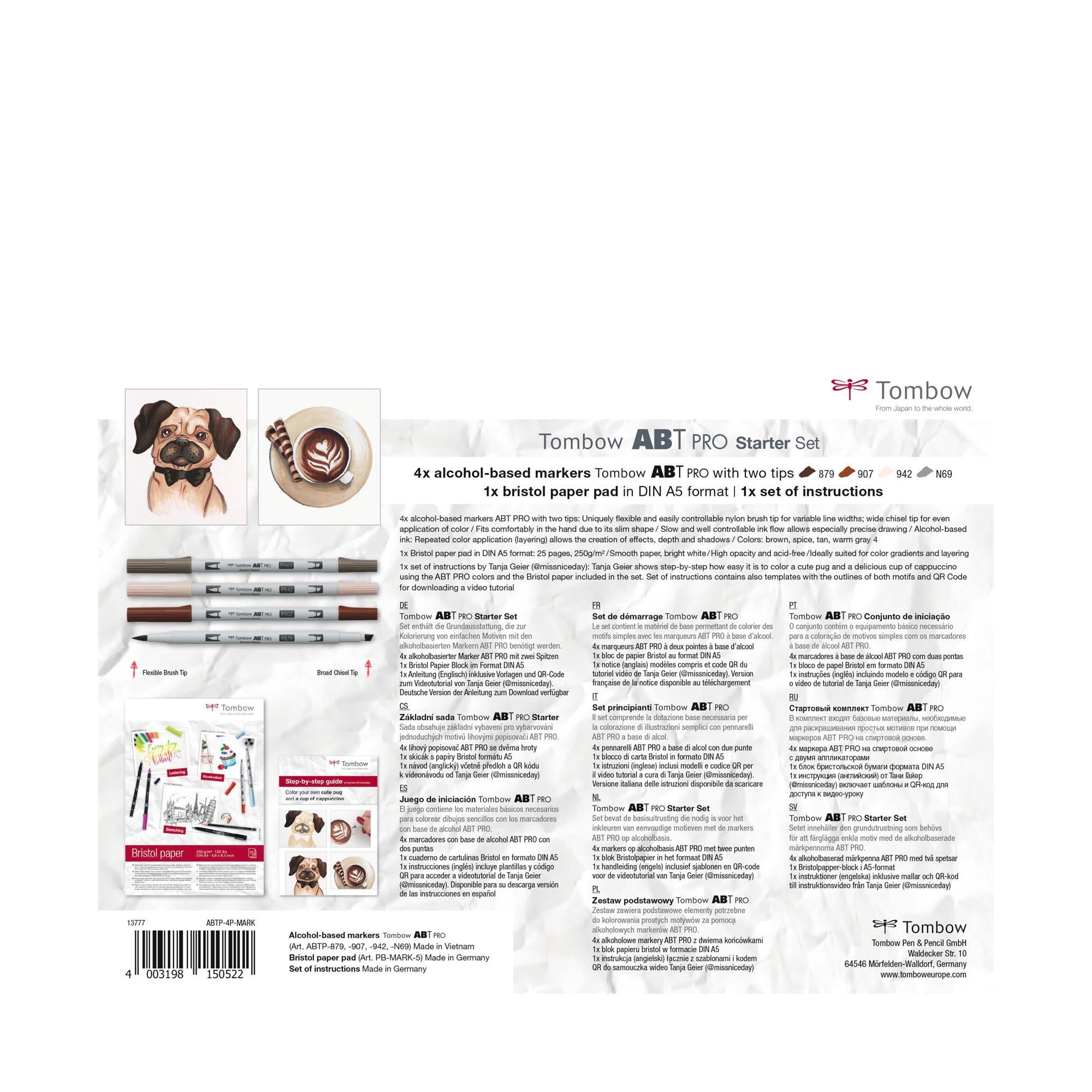 Tombow Set de feutres pinceau  