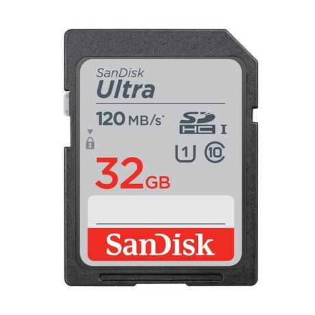 SanDisk Ultra (120MB/s, 32 GB) SDHC-Speicherkarte 