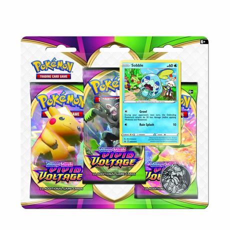 Pokémon  Sword & Shield Blister da tre confezioni 