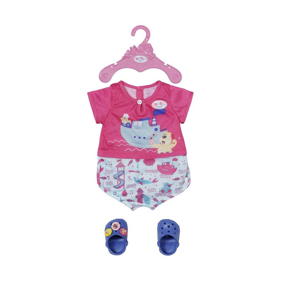 Badepyjama mit Schuhen 