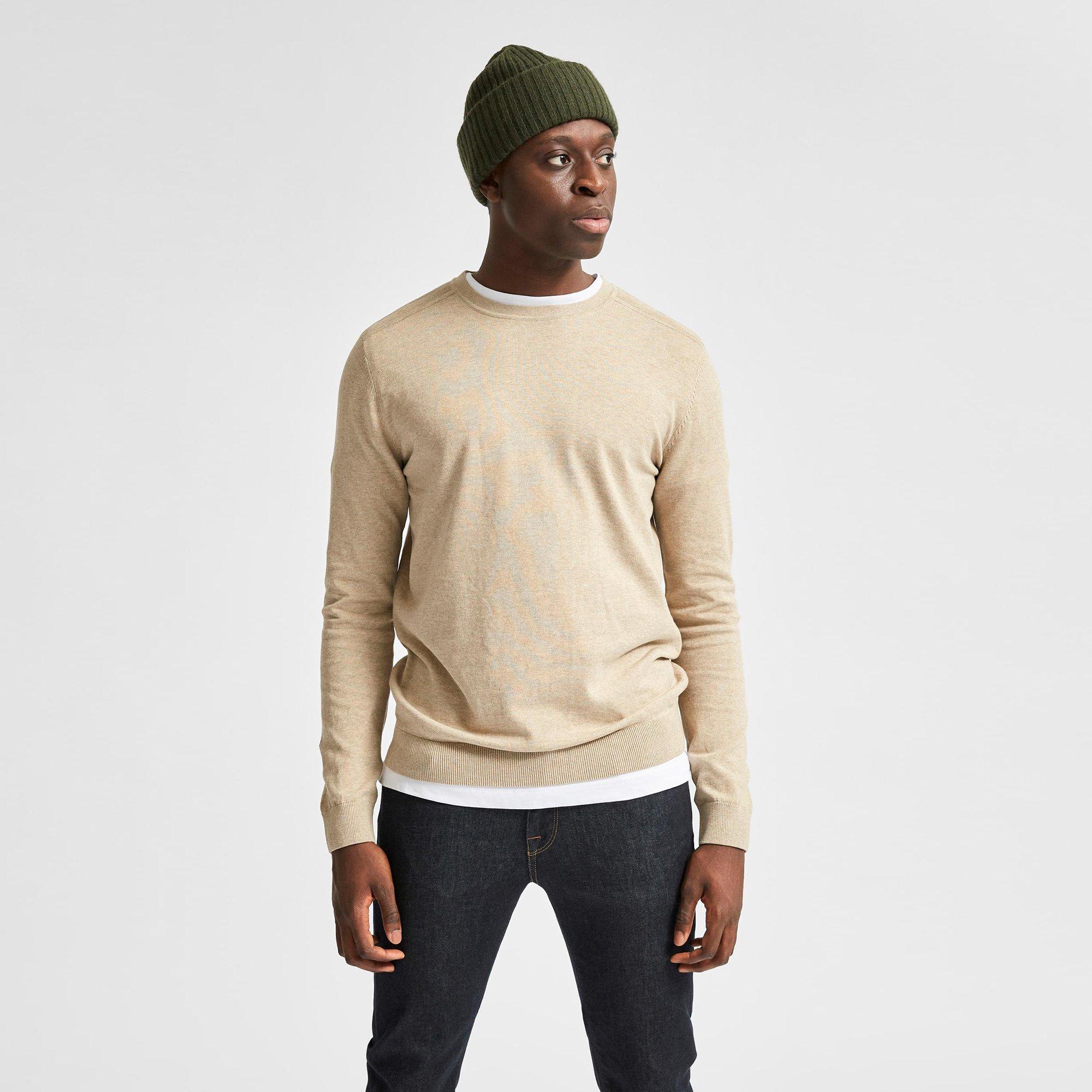 Image of Pullover Herren Hellbraun L