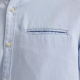 SELECTED Camicia a maniche lunghe SLIMTEXAS SHIRT LS CHINA W NOO Blu Chiaro