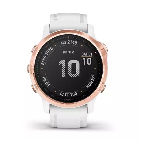 GARMIN Fenix 6 Pro Smartwatch Display Weiss