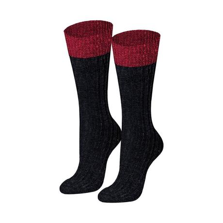 von Jungfeld Santiago Chaussettes montantes avec bordure pailletée  