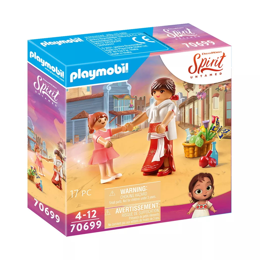 Playmobil - 70699 Klein Lucky & Mama Milagro, Multicolor