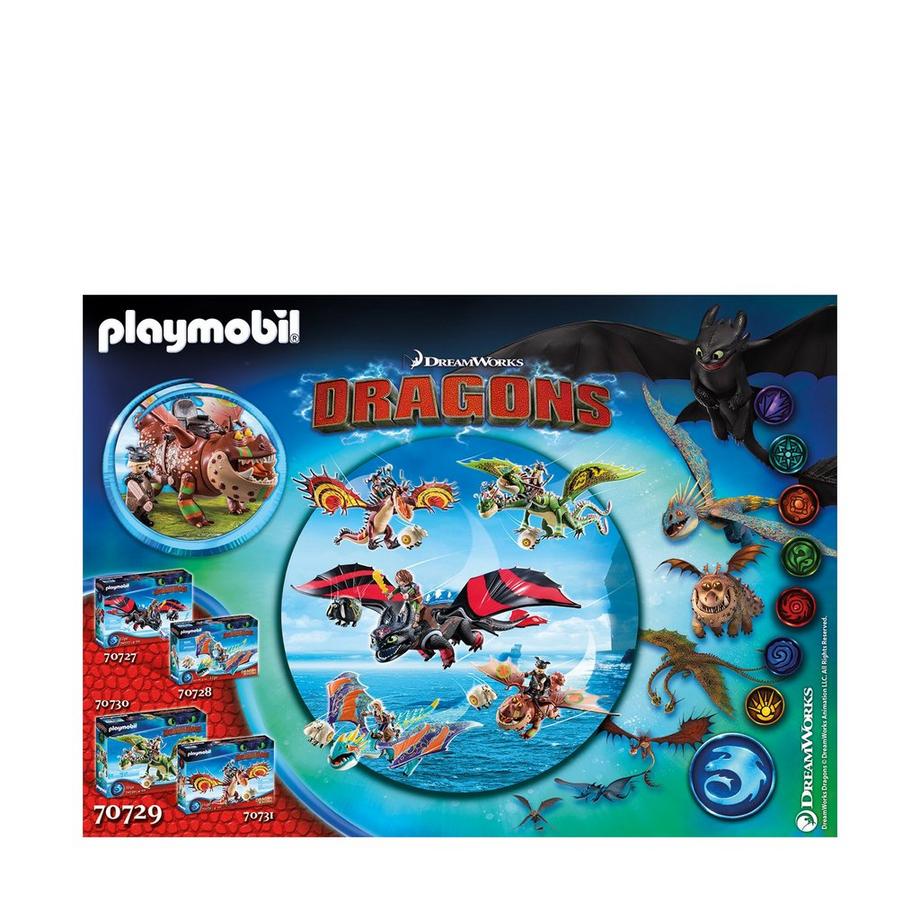 Playmobil  70729 Dragon Racing, Fischbein und Fleischklops 