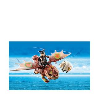 Playmobil  70729 Dragons Racing, Gambedipesce e Muscolone 
