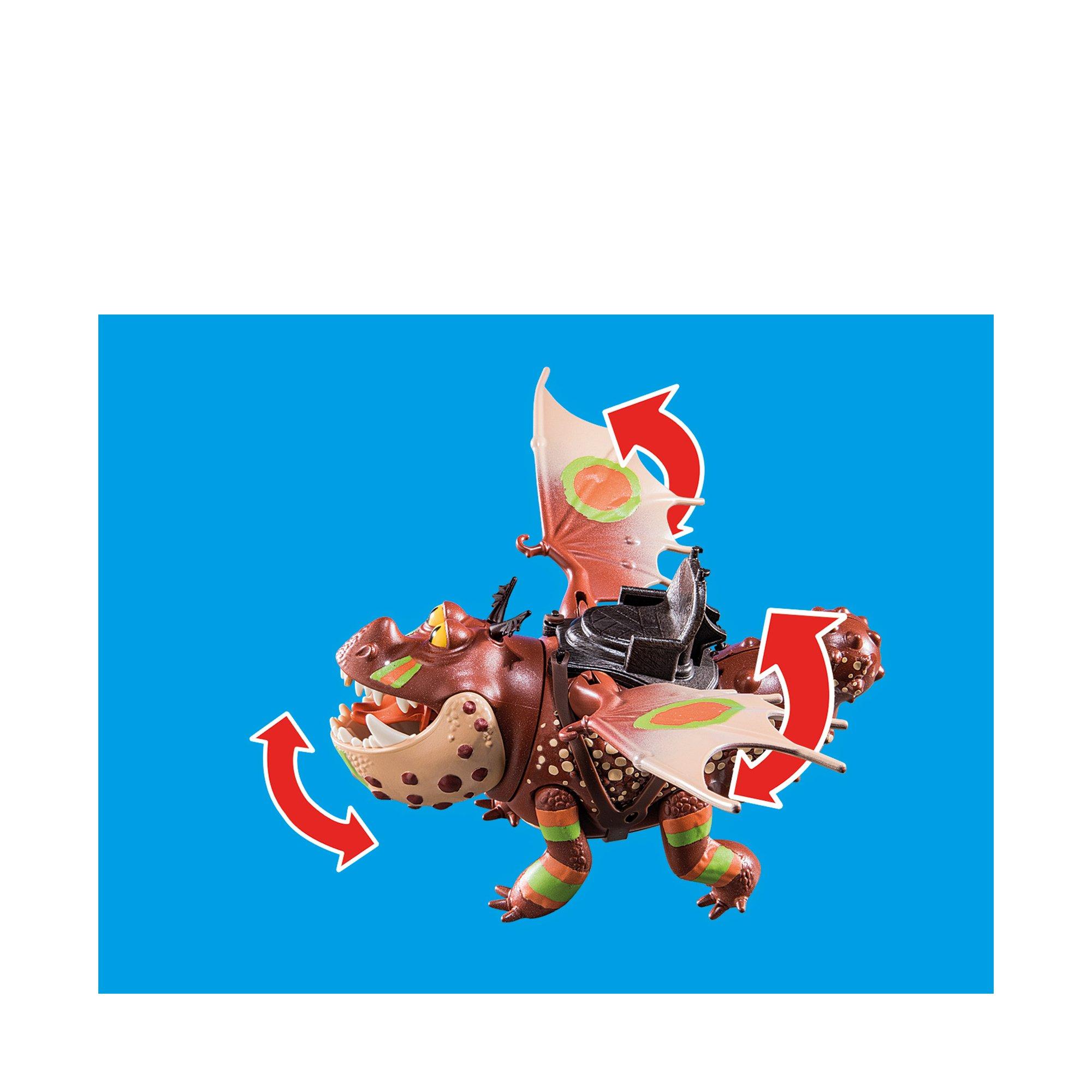 Playmobil  70729 Dragons Racing, Gambedipesce e Muscolone 