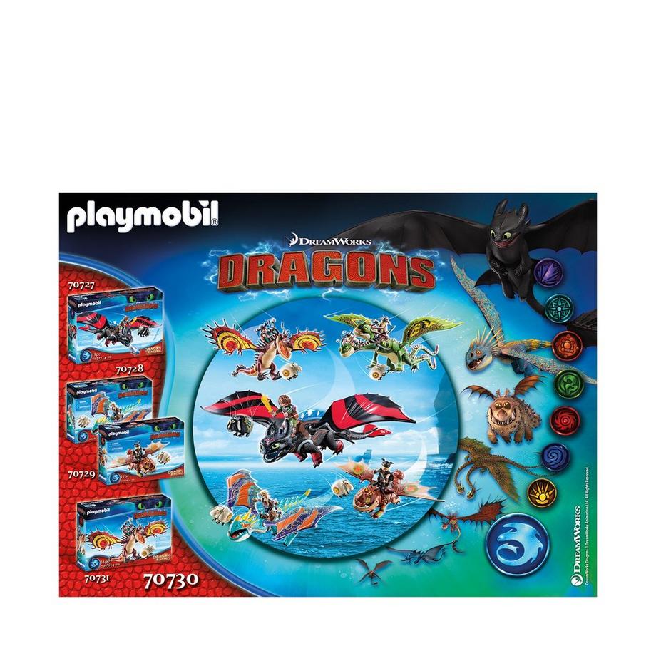 Playmobil  70730 Dragon Racing, Kognedur et Kranedur avec Pète et Prout 
