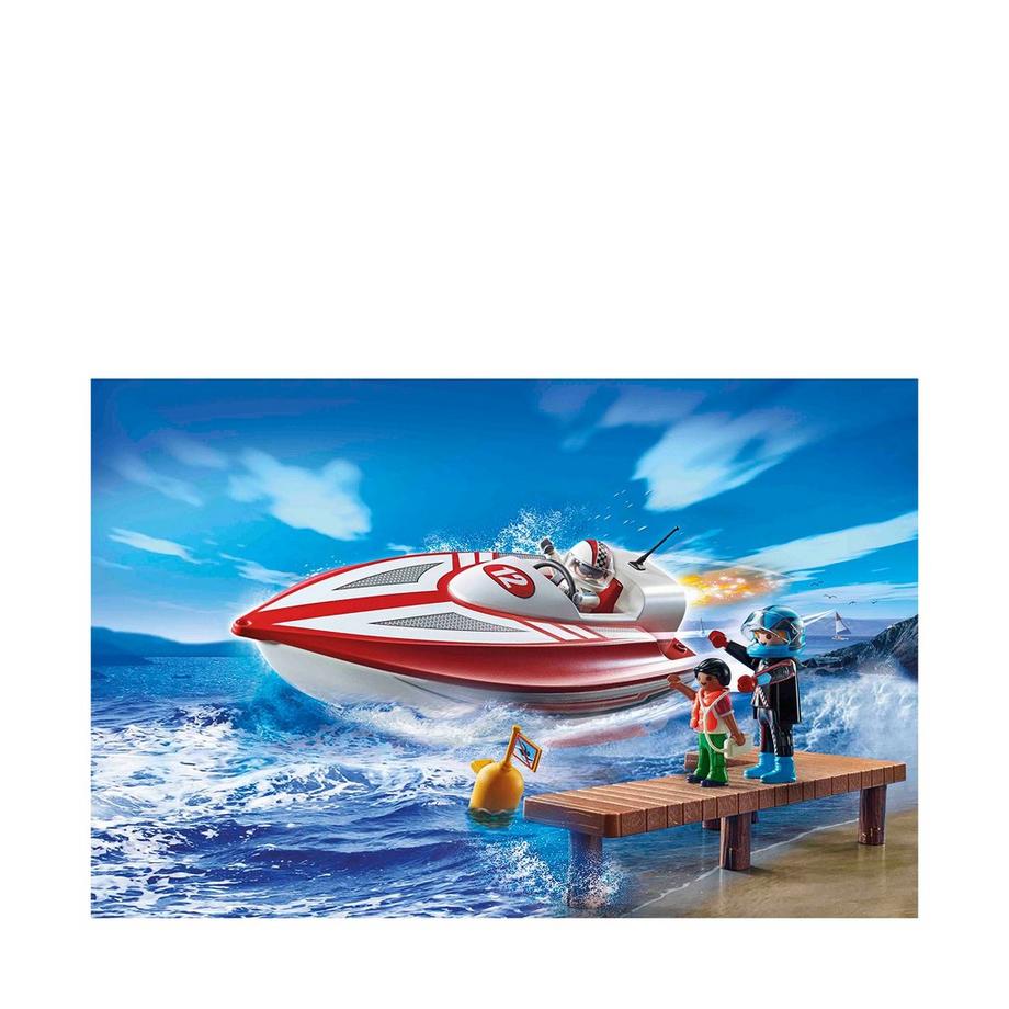 Playmobil  70744 Bateau rapide et moteur submersible 