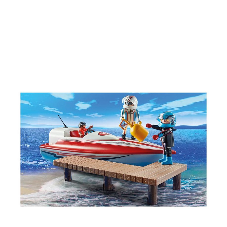 Playmobil  70744 Bateau rapide et moteur submersible 