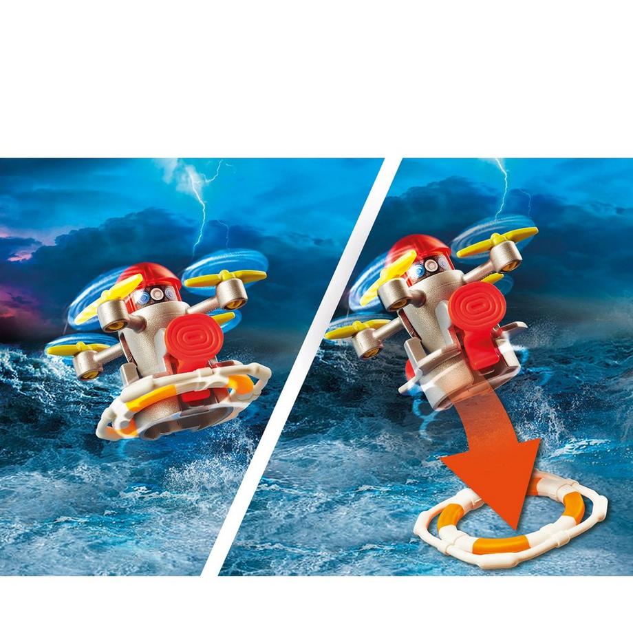 Playmobil  70140 Bateau général des sauveteurs en mer 