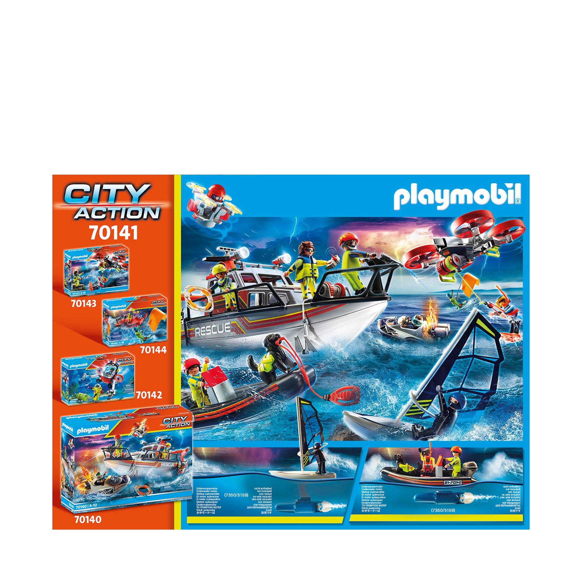 Playmobil  70141 Seenot, Polarsegler-Rettung mit Schlauchboot 