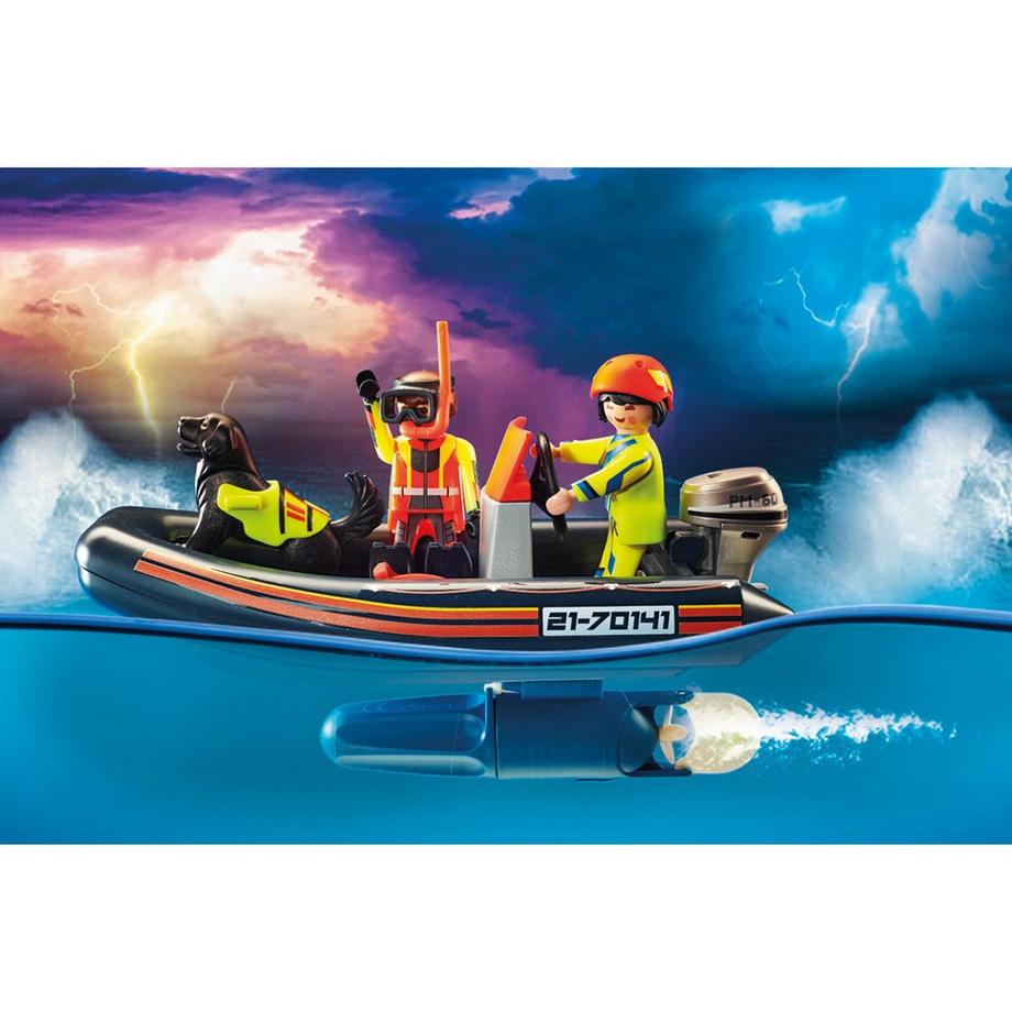Playmobil  70141 Gommone della Guardia Costiera 