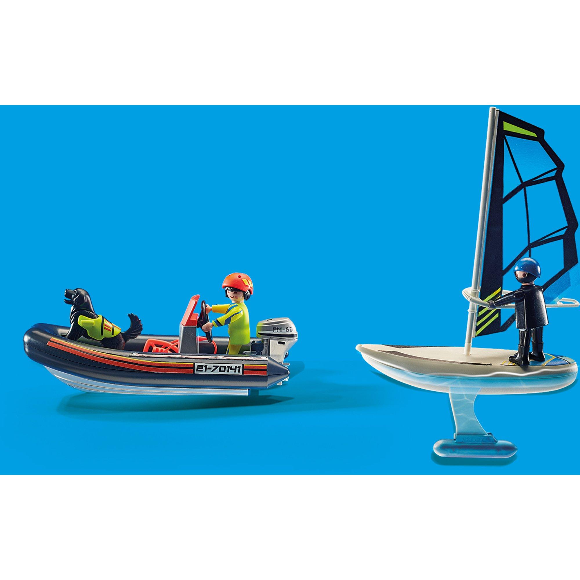 Playmobil  70141 Gommone della Guardia Costiera 