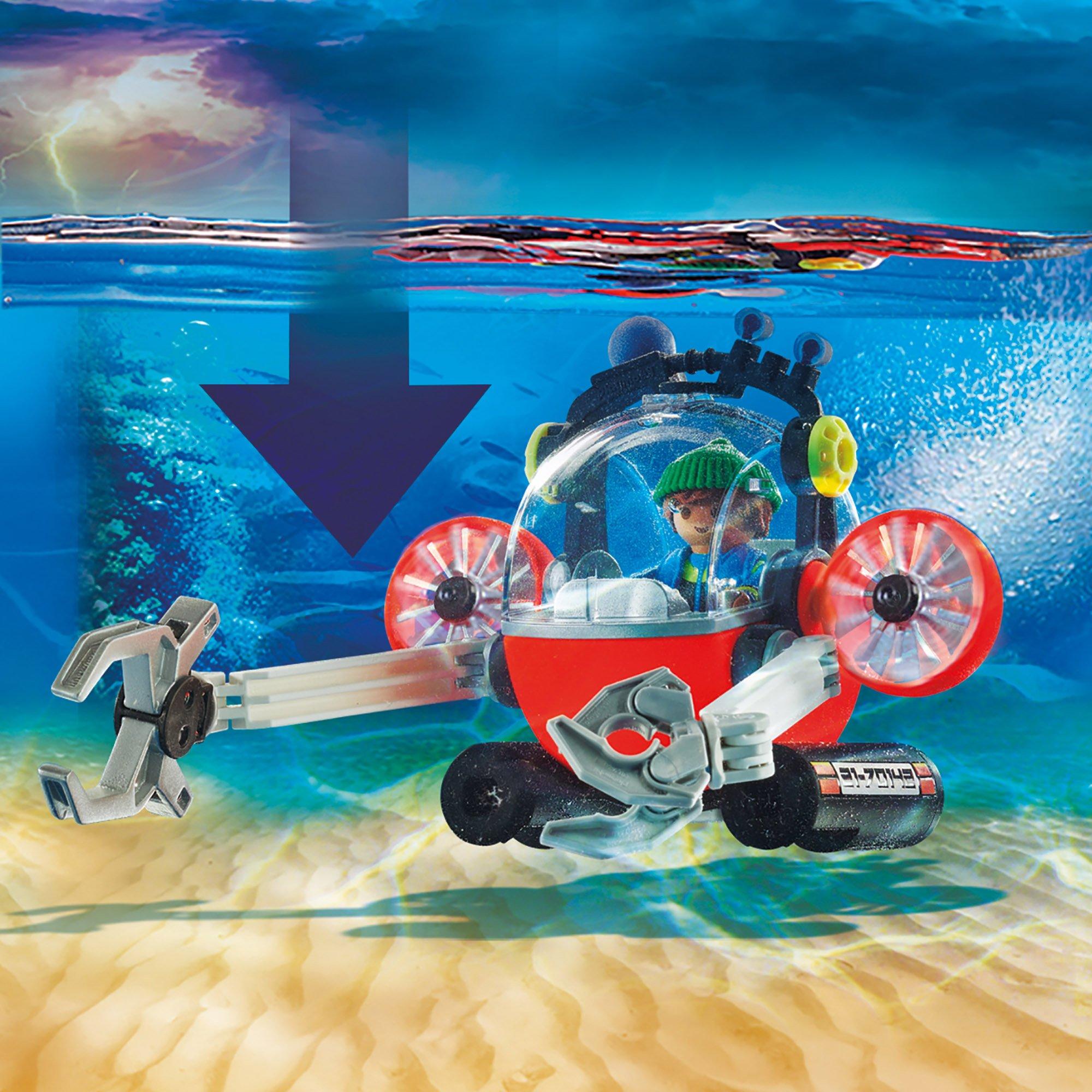 Playmobil  70142 Agents de fonds marins avec cloche de plongée 