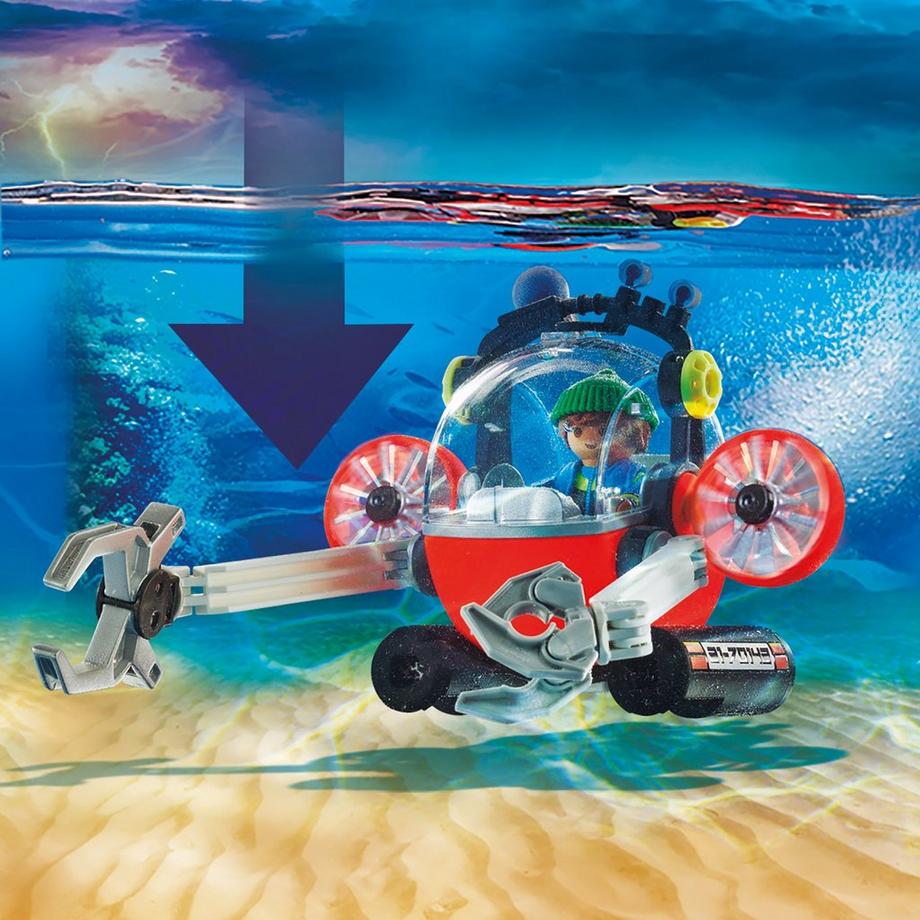 Playmobil  70142 Sommergibile e palombaro della Guardia Costiera 