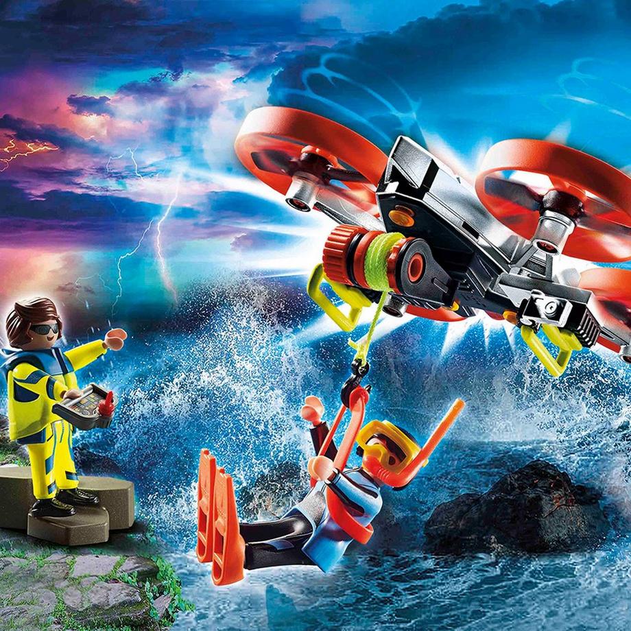 Playmobil  70143 Secouriste et drone 