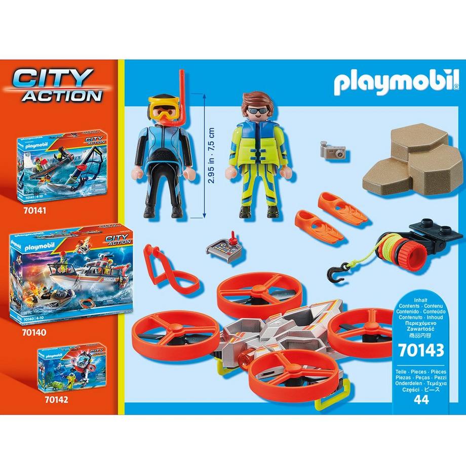 Playmobil  70143 Secouriste et drone 
