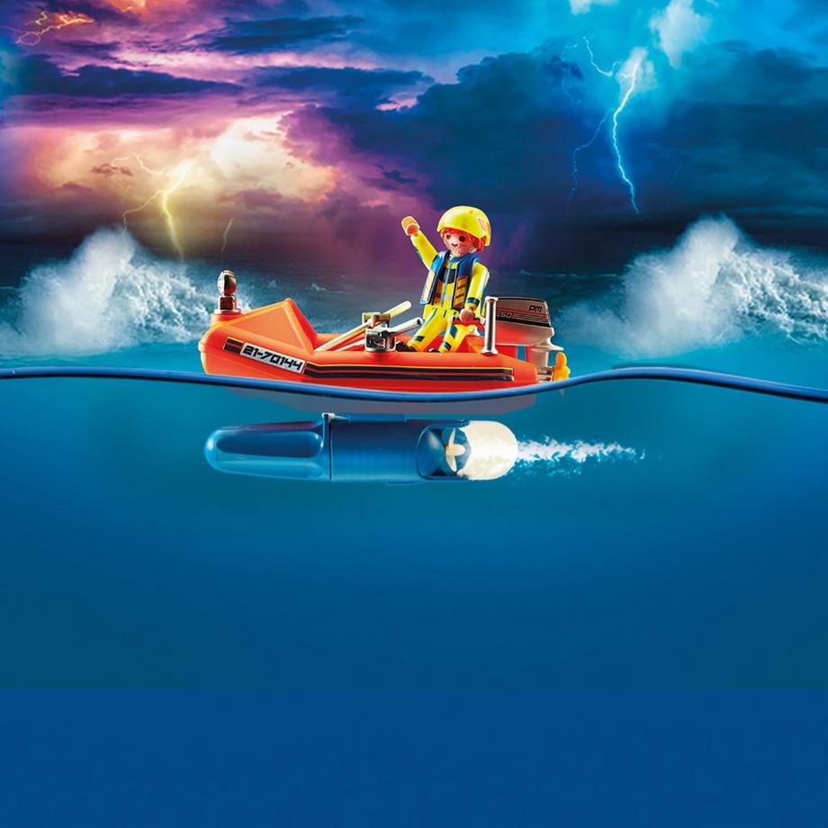 Playmobil  70144 Seenot, Kitesurfer-Rettung mit Boot 