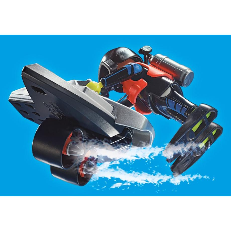 Playmobil  70145 Scooter de plongée et sauveteur 