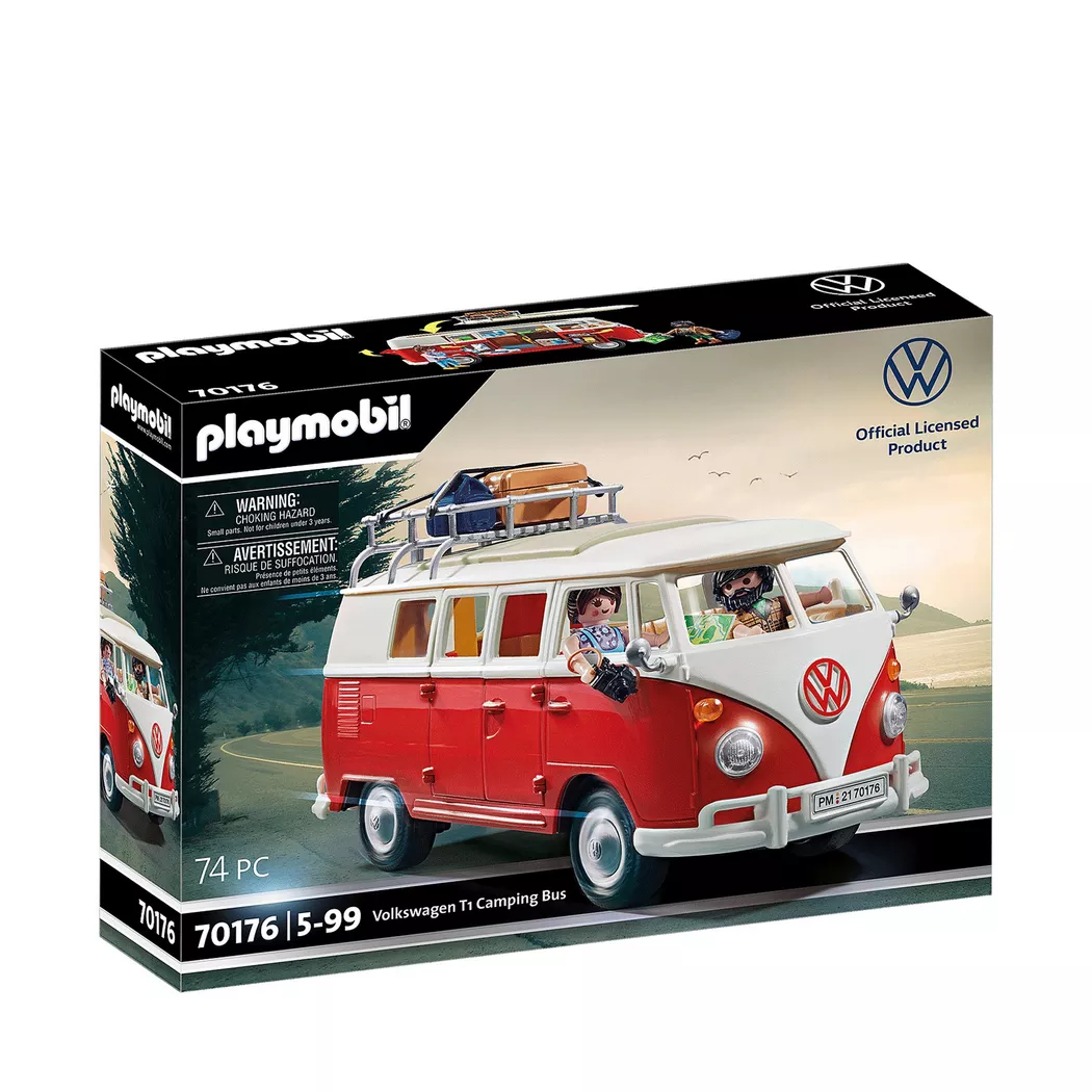 Playmobil - 70176 Volkswagen T1 Camping Bus, Multicolor