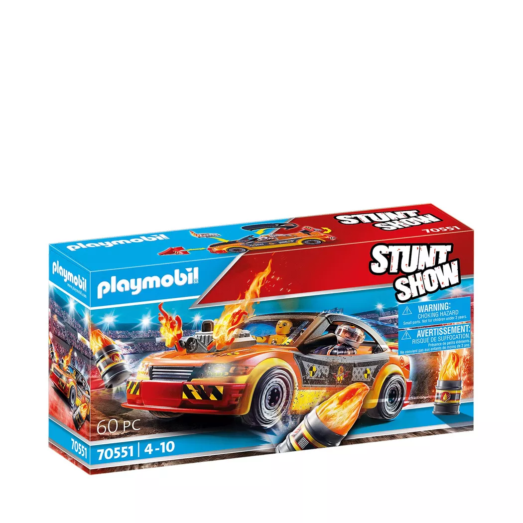 Playmobil - 70551 Stuntshow Crashcar, Multicolor