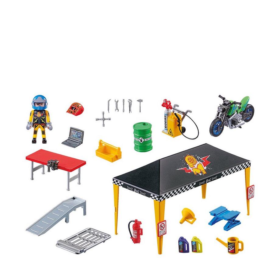 Playmobil  70552 Tente de l'atelier de cascadeurs 