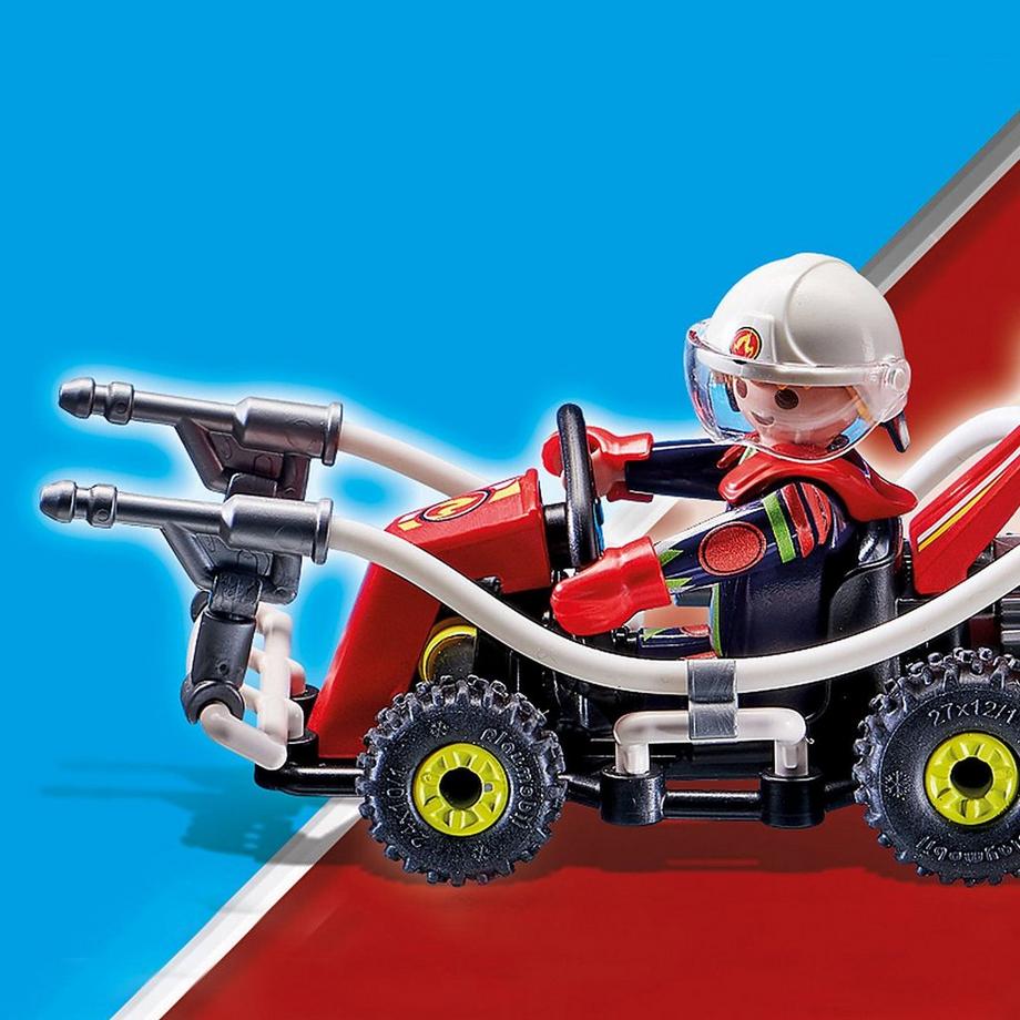 Playmobil  70554 Spectacle de cascadeurs Kart de pompiers 