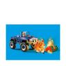 Playmobil  70557 Camion de pompiers et véhicule enflammé  