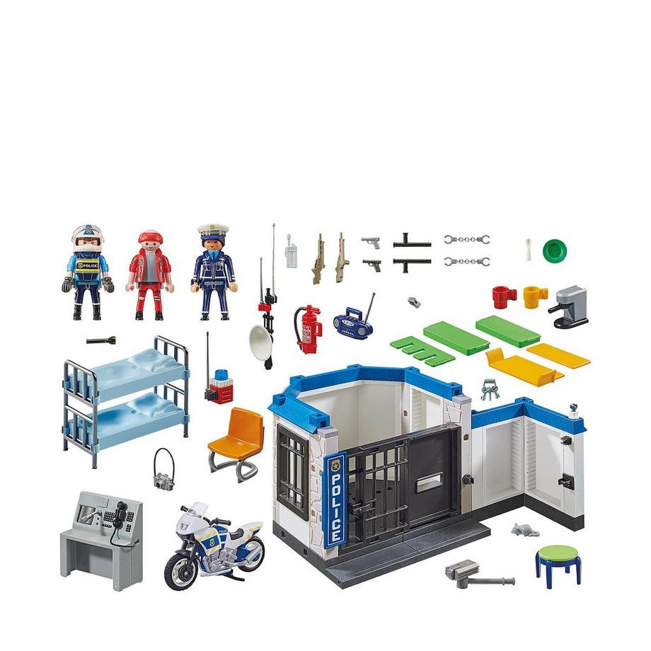 Playmobil  70568 Police Poste de police et cambrioleur 