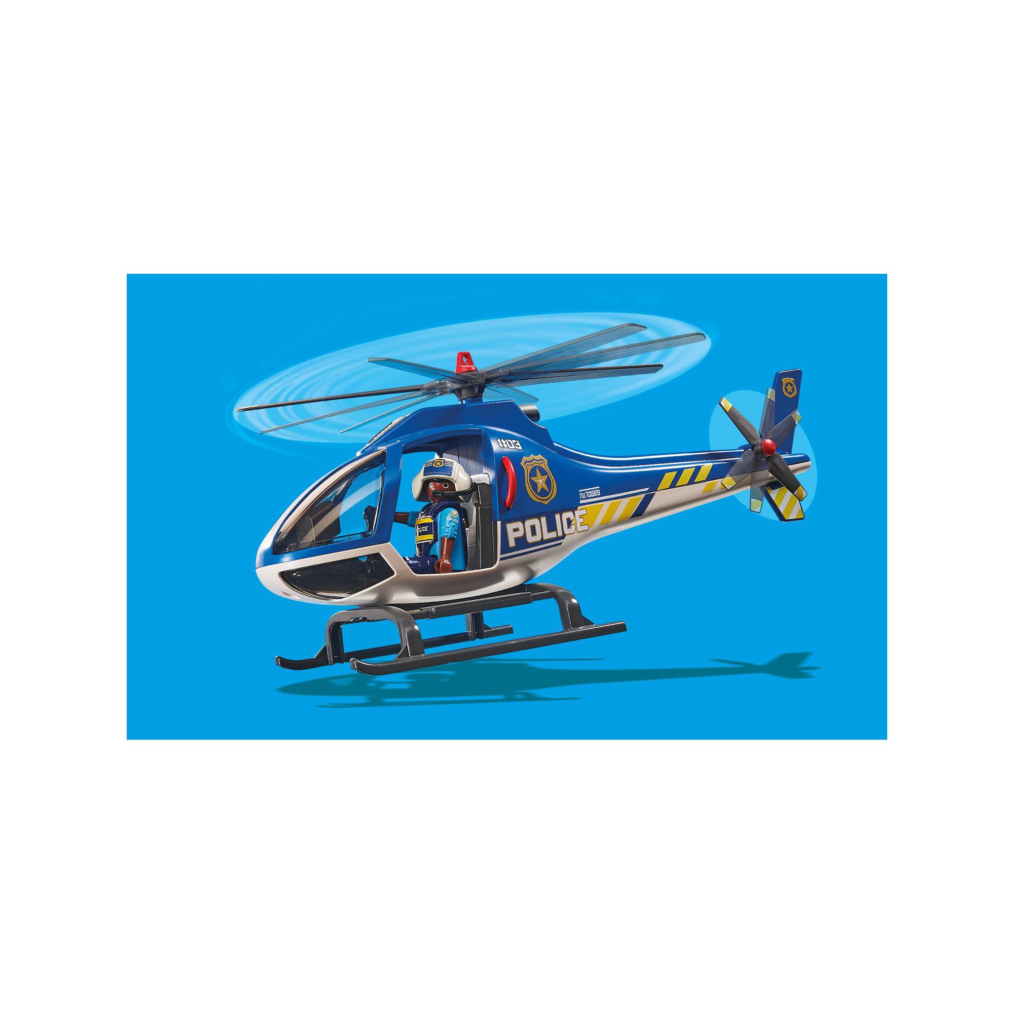 Playmobil  70569 Elicottero della Polizia e fuggitivo 