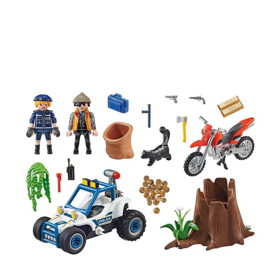 Playmobil  70570 Quad della polizia con ladro 