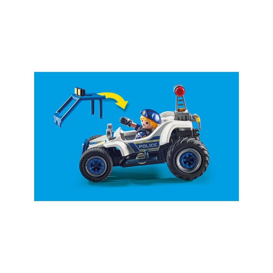 Playmobil  70570 Quad della polizia con ladro 