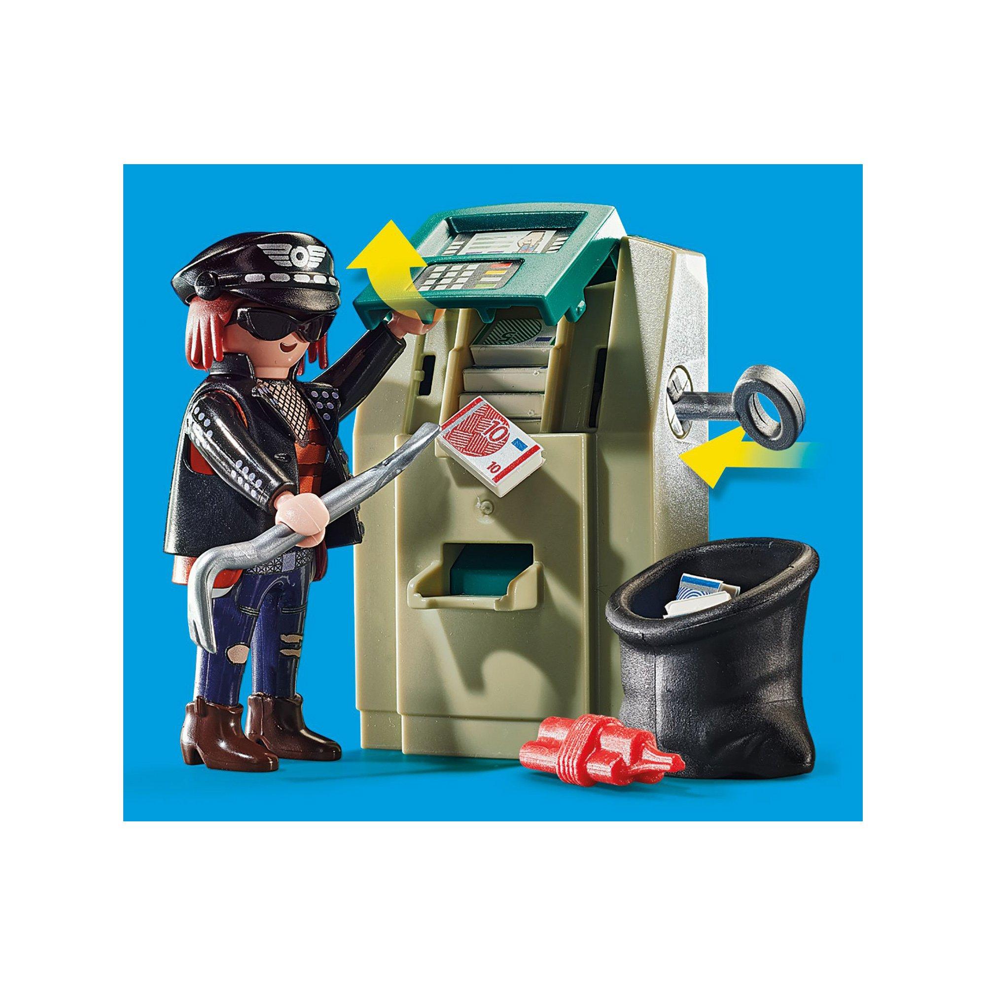 Playmobil  70572 Poliziotto in moto e ladro 